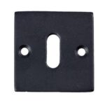 Sleutelplaatje Jolie vierkant 52 mm zwart