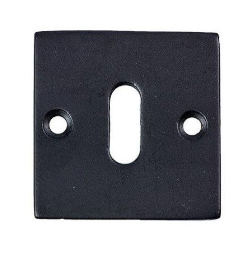 Sleutelplaatje Jolie vierkant 52 mm zwart