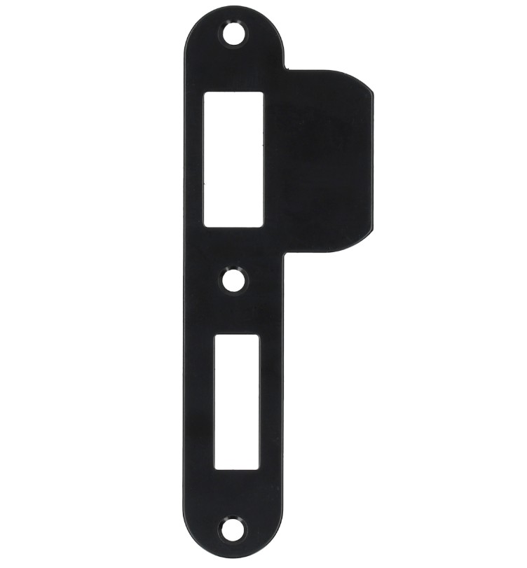 Starx sluitplaat afgerond tbv veiligheidsslot PC55 zwart
