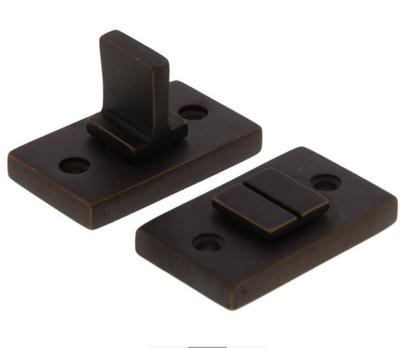 Toiletgarnituur Jolie rechthoekig 55x33 mm antiek brons - Afbeelding 3