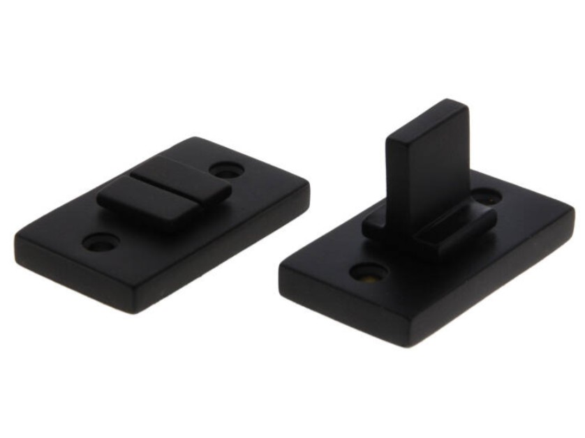 Toiletgarnituur Jolie rechthoekig 55x33 mm zwart - Afbeelding 3