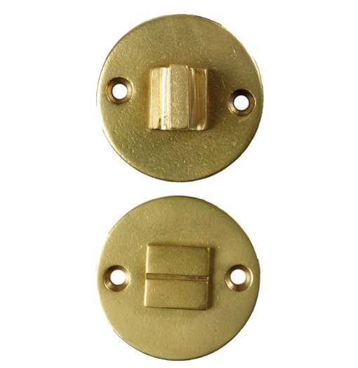 Toiletgarnituur Jolie rond 52 mm antiek goud