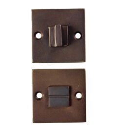 Toiletgarnituur Jolie vierkant 52 mm antiek brons