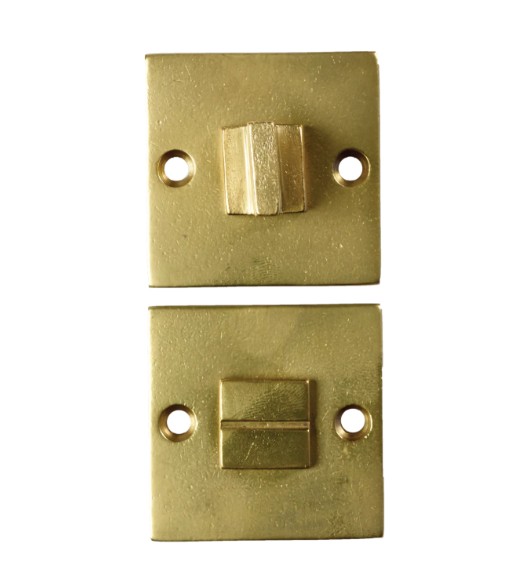 Toiletgarnituur Jolie vierkant 52 mm antiek goud