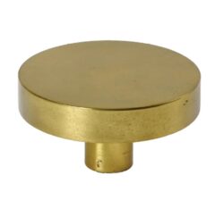 Voordeurknop Jolie Lune rond 120 mm antiek goud