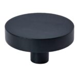 Voordeurknop Jolie Lune rond 120 mm zwart