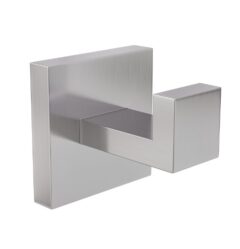 Badkamerhaak 55x55 mm rvs geborsteld