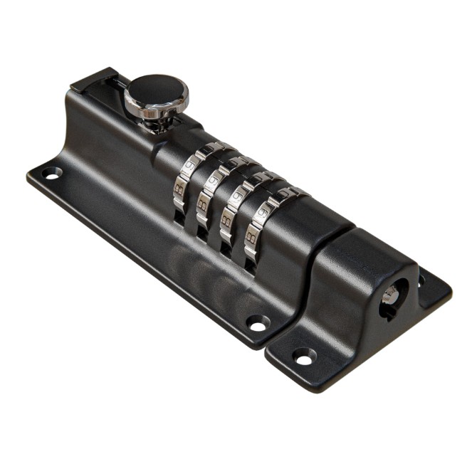 Deurgrendel met cijferslot Mod. 990 zwart