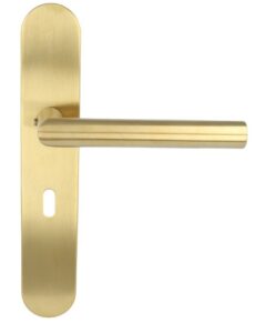 Deurklink op schild SL56 BASICS LBII-19P13N56 PVD mat goud