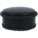 Deurstop Rond 48x105 mm mat zwart