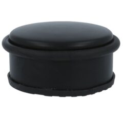Deurstop Rond 48x105 mm mat zwart