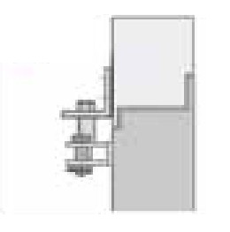 Dictator deuropeningsbegrenzer 150 kg, 120 ° bevestigingsset 4 met vastzetting - Afbeelding 6