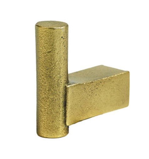 Kapstokhaak Jolie Core 34x34 mm antiek goud