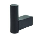 Kapstokhaak Jolie Core 34x34 mm zwart