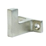 Kapstokhaak Jolie Evoke 35x35 mm oud zilver