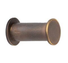 Kapstokhaak Jolie Rieu rond 20 mm antiek brons
