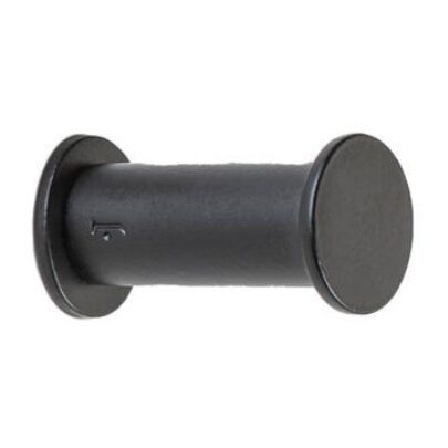 Kapstokhaak Jolie Rieu rond 20 mm zwart