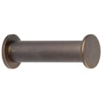 Kapstokhaak Jolie Rieu rond 30 mm antiek brons