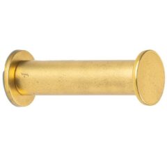 Kapstokhaak Jolie Rieu rond 30 mm antiek goud