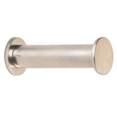 Kapstokhaak Jolie Rieu rond 30 mm oud zilver