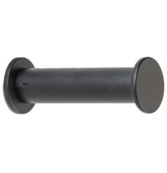 Kapstokhaak Jolie Rieu rond 30 mm zwart