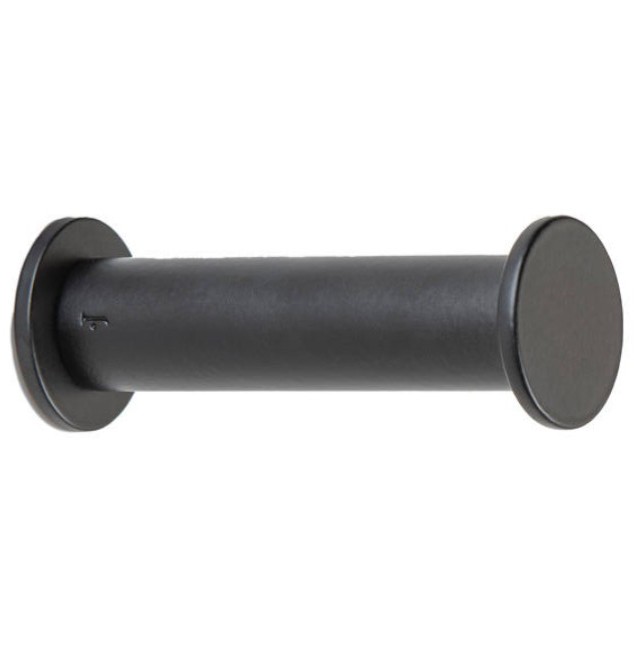 Kapstokhaak Jolie Rieu rond 30 mm zwart