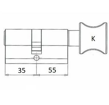S2 Knopcilinder SKG2 K5535