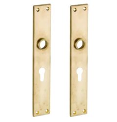 Set van twee langschilden Bauhaus PC55 messing antiek