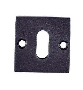 Sleutelplaatje Jolie vierkant 42 mm zwart