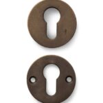 Veiligheidsrozet Jolie rond 52 mm antiek brons