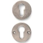 Veiligheidsrozet Jolie rond 52 mm oud zilver