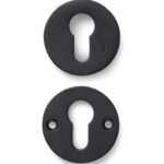 Veiligheidsrozet Jolie rond 52 mm zwart