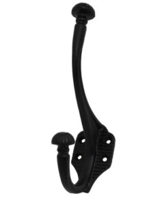 Kapstokhaak ijzer zwart