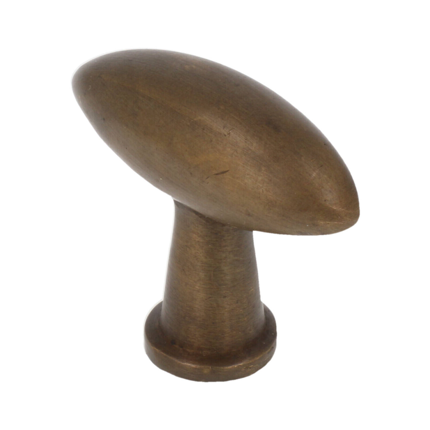 Knop 16x41 mm messing antiek