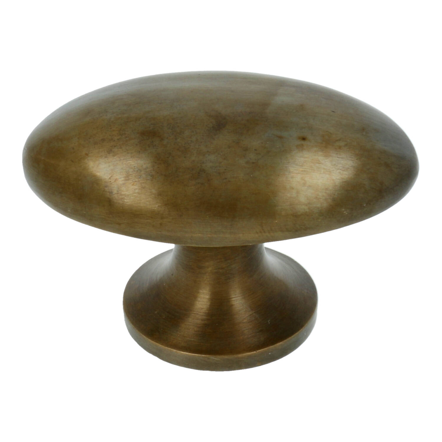 Knop 34x57 mm messing antiek - Afbeelding 2