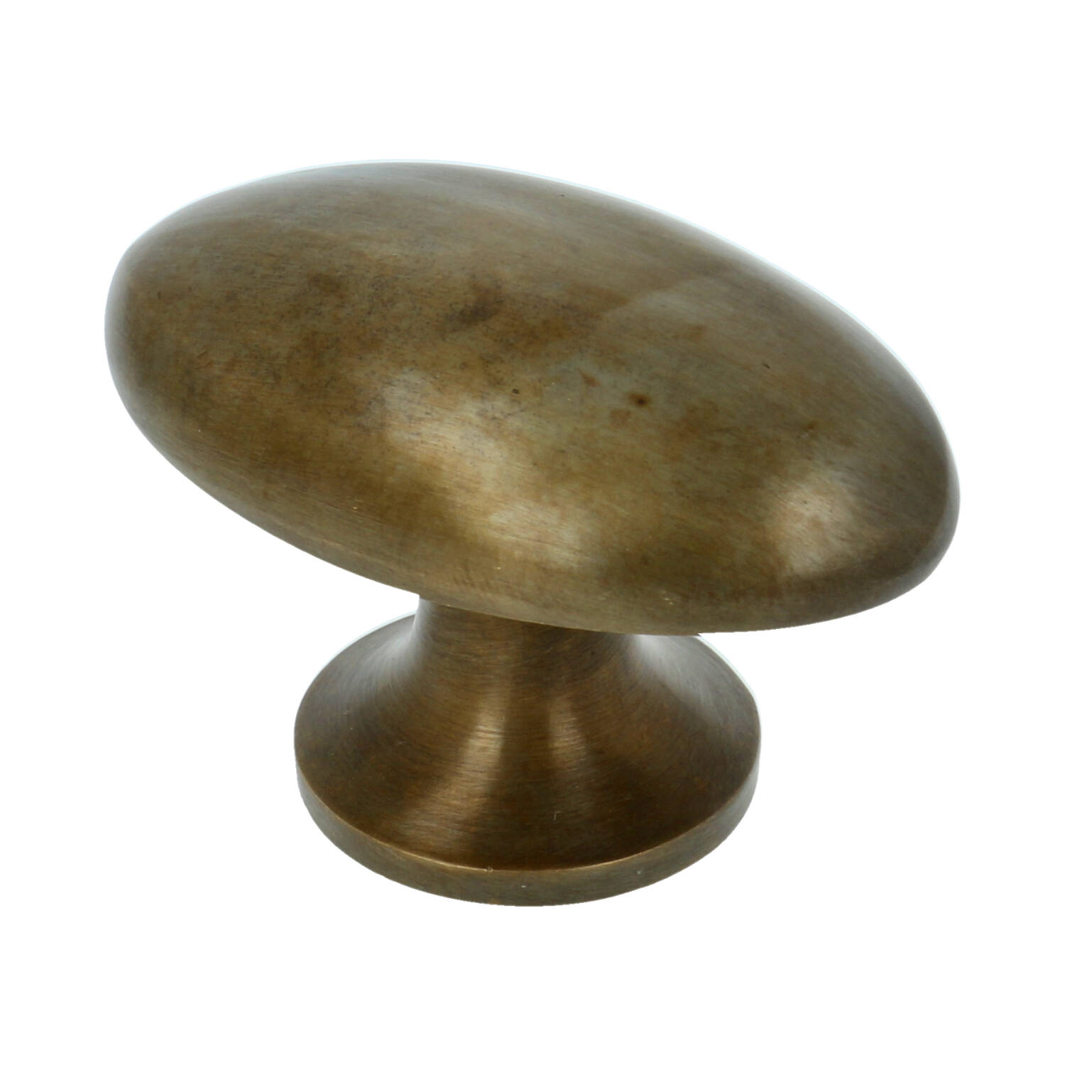 Knop 34x57 mm messing antiek