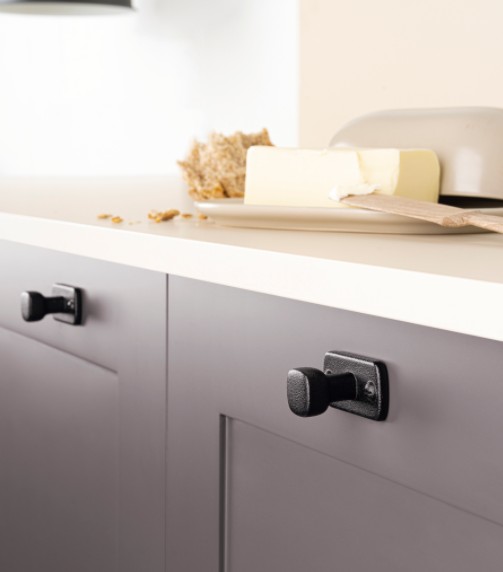 Knop Firm 30x46 mm mat zwart - Afbeelding 4