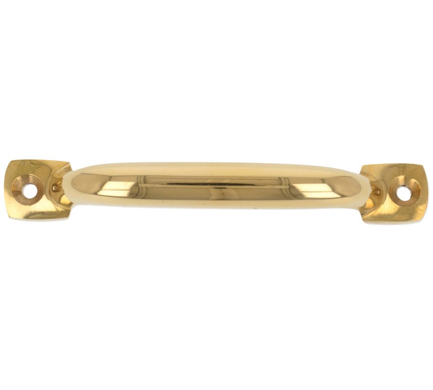 Meubelgreep smal 100 mm messing gepolijst - Afbeelding 2
