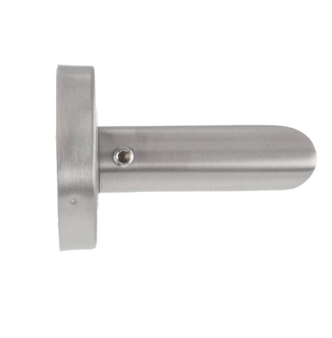 ODShop deurklink Modern haaks op rond rozet rvs - Afbeelding 7