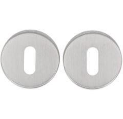 ODShop sleutelplaatjes Modern rond rvs