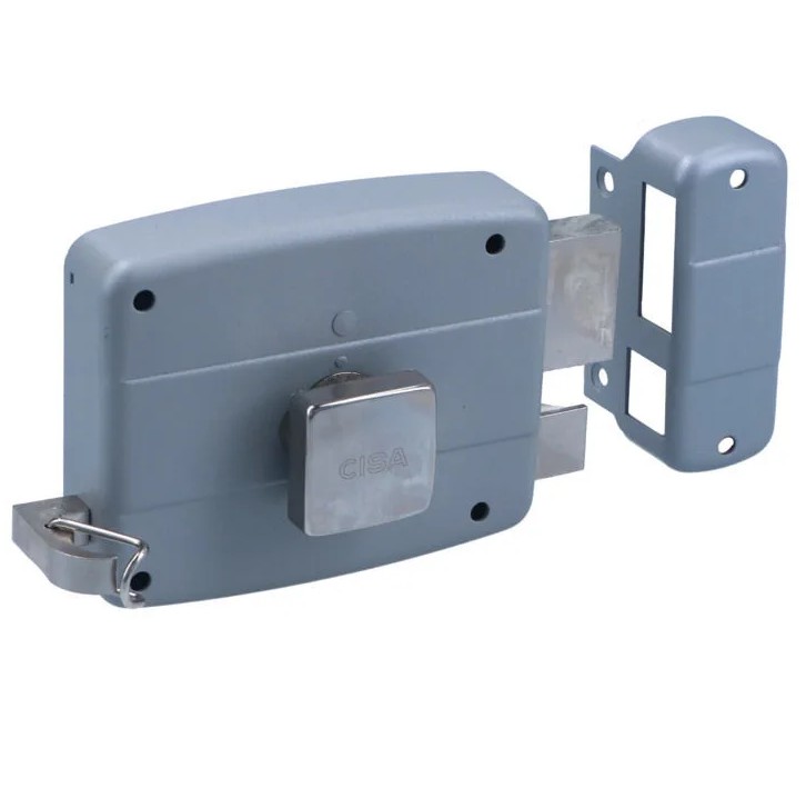 Oplegslot Cisa 50430 60 mm DIN links naar binnen draaiend met knop