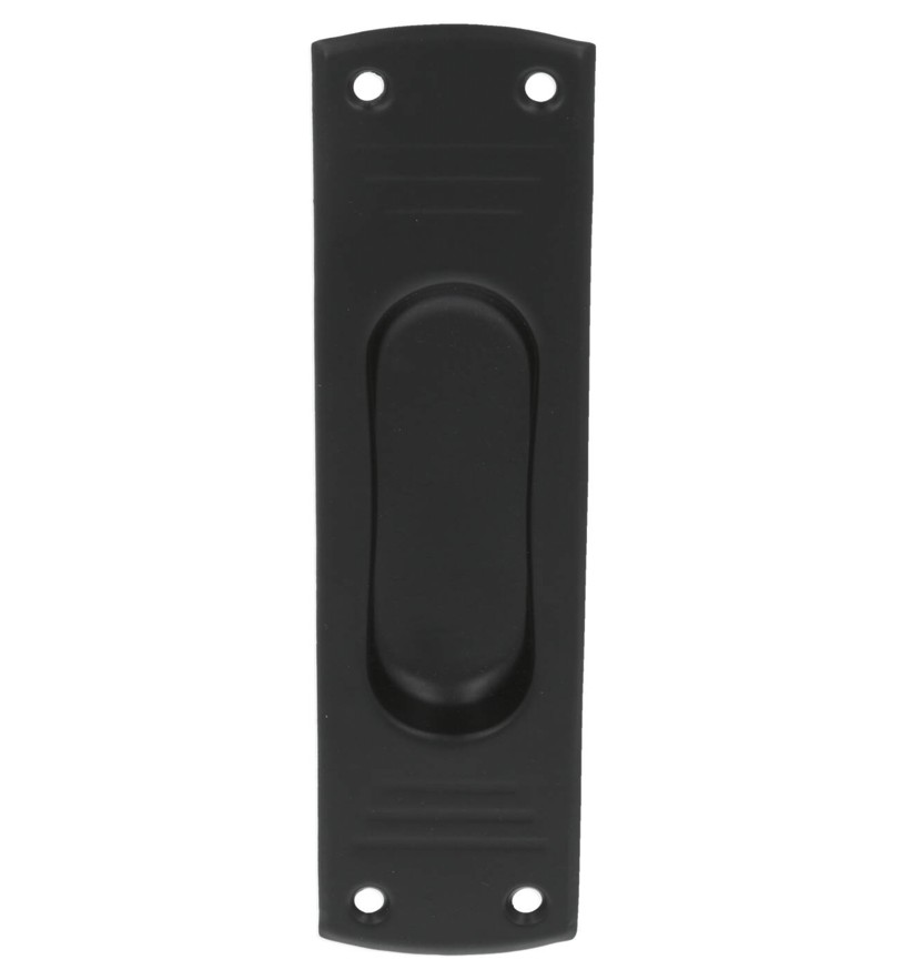 Schuifdeurkom 145x40 mm ijzer zwart