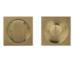 Set inbouwkommen inclusief toiletsluiting TIMELESS LSQ54S PVD mat goud