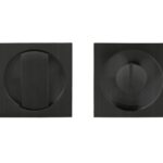 Set inbouwkommen inclusief toiletsluiting TIMELESS LSQ54S PVD mat zwart