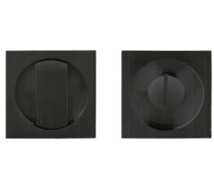 Set inbouwkommen inclusief toiletsluiting TIMELESS LSQ54S PVD mat zwart