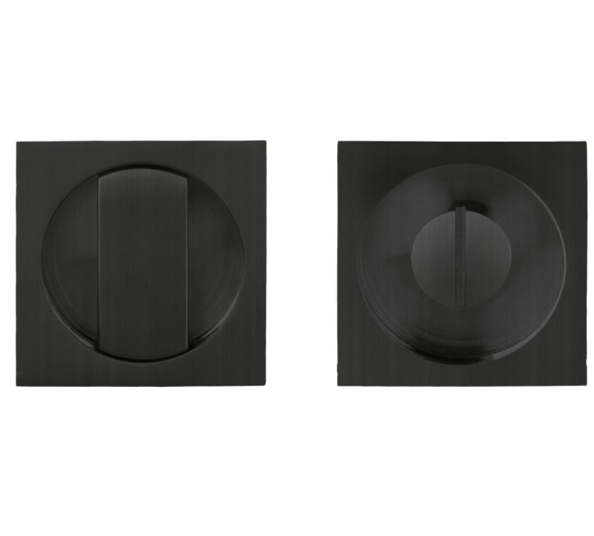 Set inbouwkommen inclusief toiletsluiting TIMELESS LSQ54S PVD mat zwart