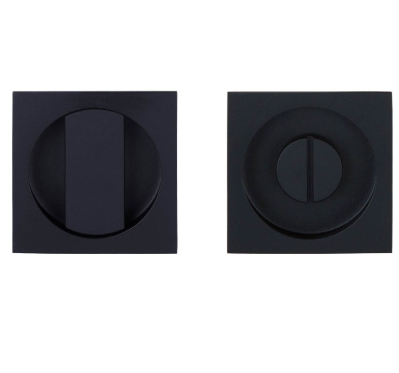 Set inbouwkommen inclusief toiletsluiting TIMELESS LSQ54S mat zwart