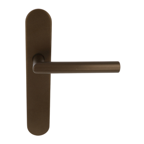 Deurklink op blind schild BASICS LBII-19P13SFC brons