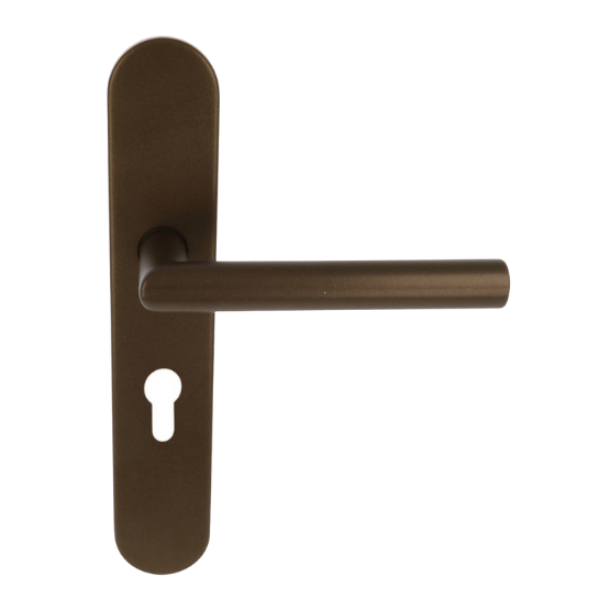 Deurklink op schild PC55 BASICS LBII-19P13Y55 brons