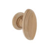 Deurknop beukenhout 92x42mm freesrand inclusief rozetten